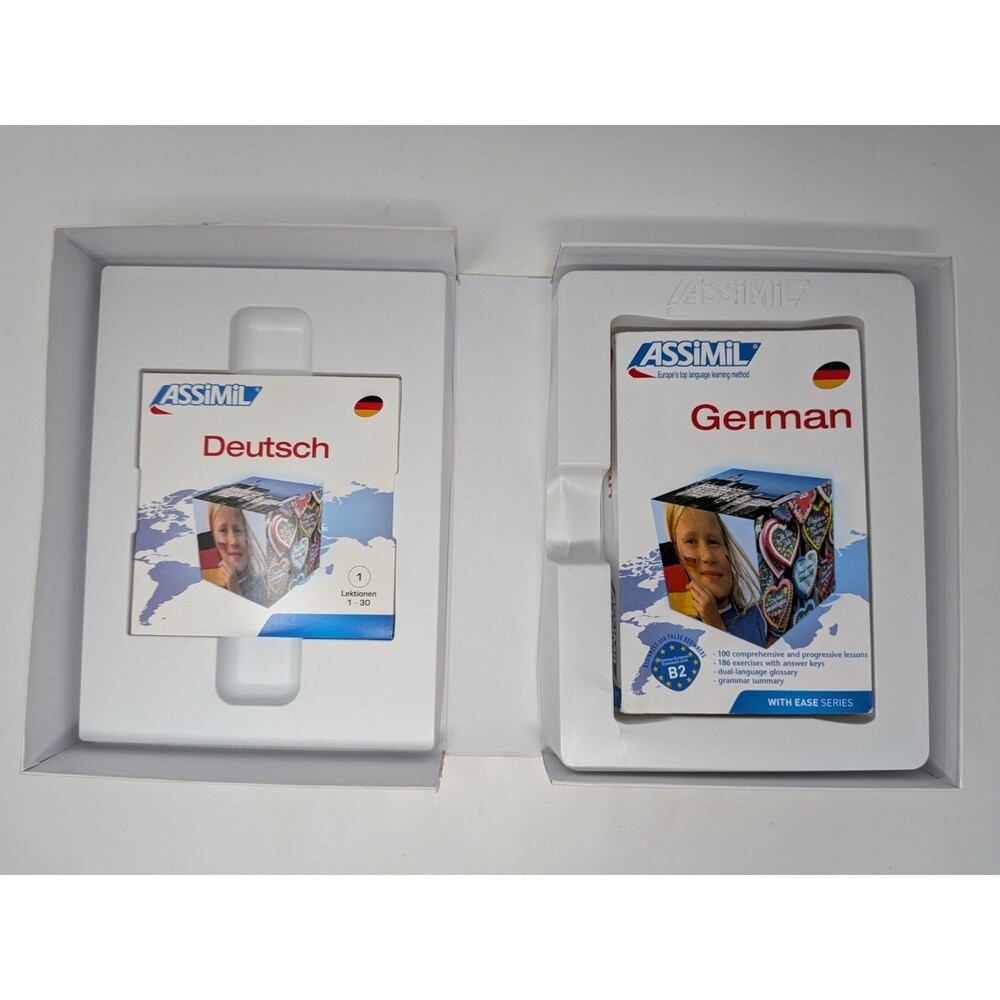 Assimil German With Ease Complete Box Set Book 4 CDs Learn Deutsch B2